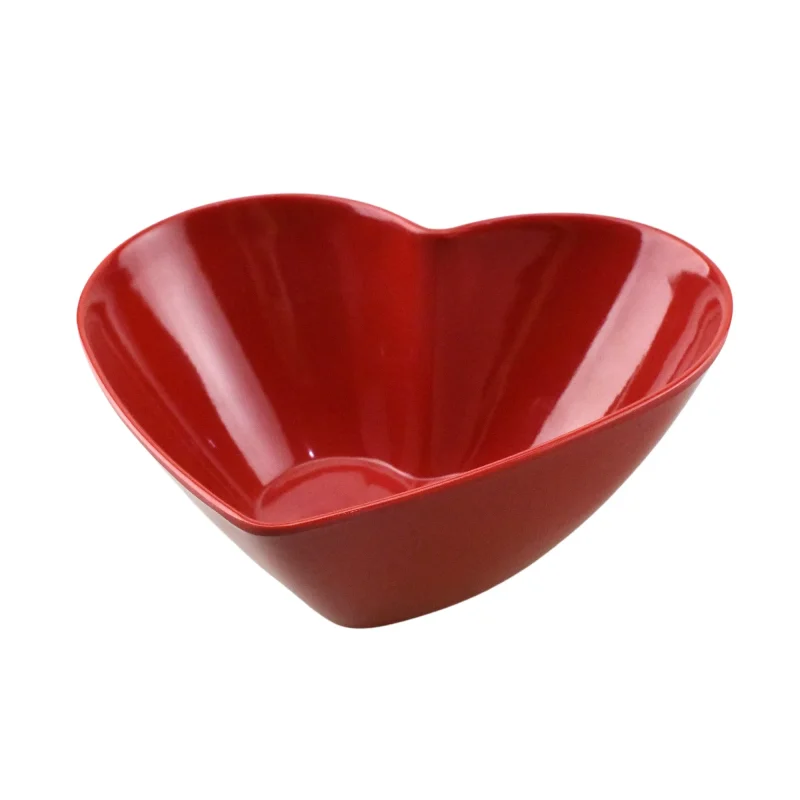 heart shaped valentine treat bowl 7 inch