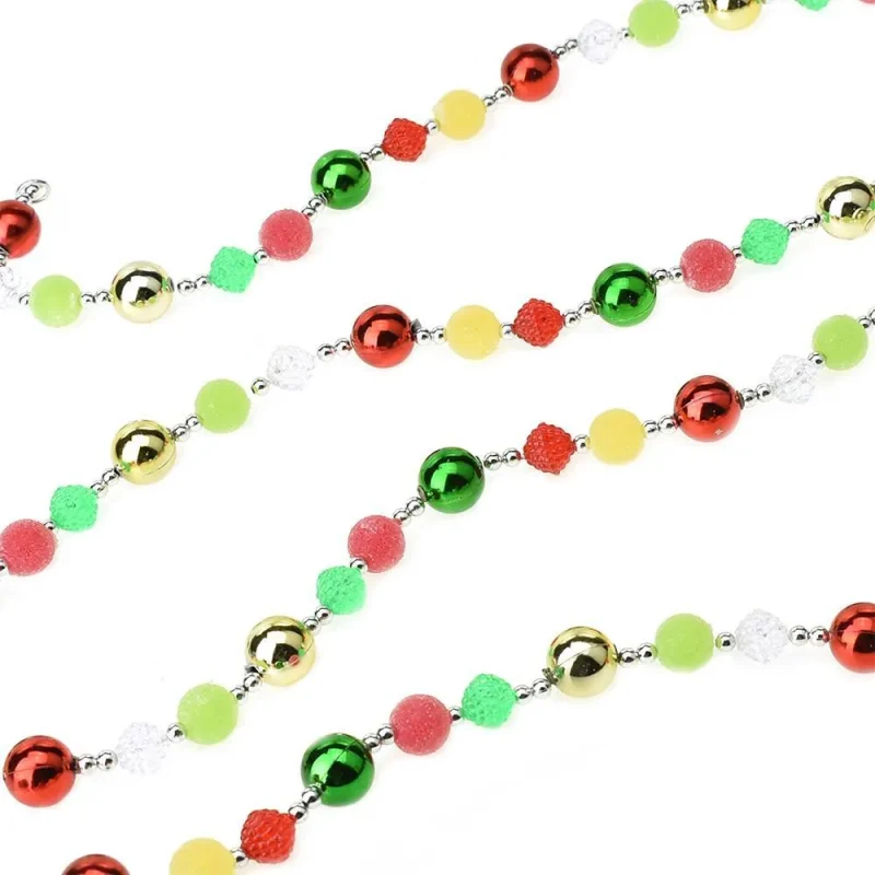 holiday beads gumdrop garland 6ft