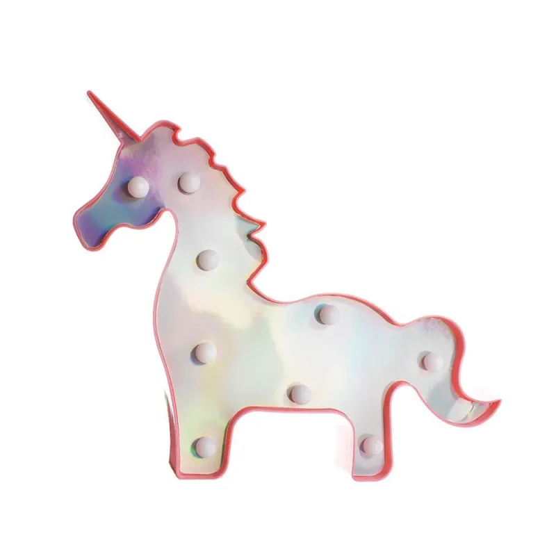 holographic unicorn led wall light 13 decor