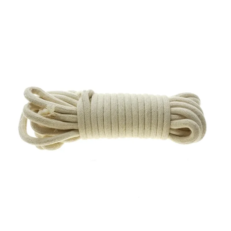 ivory cotton rope set 10mm 16 25 yards