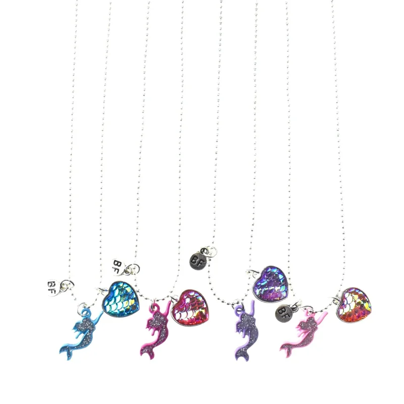 kids mermaid necklaces set 12 piece 20 inch