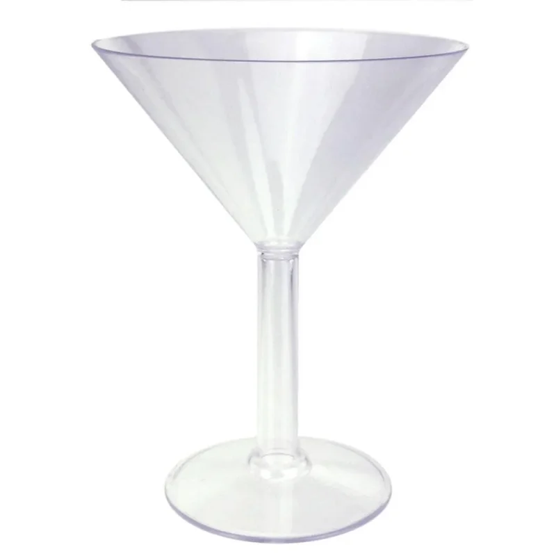 large clear disposable martini cups 9 inch