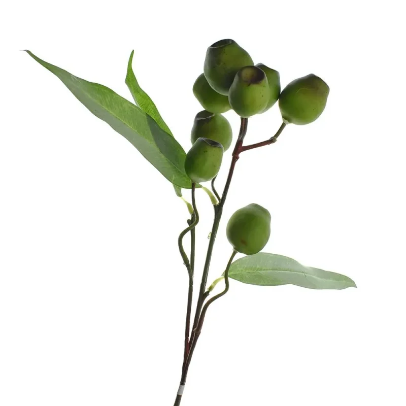 large eucalyptus pod spray 25 5 inch artificial decor