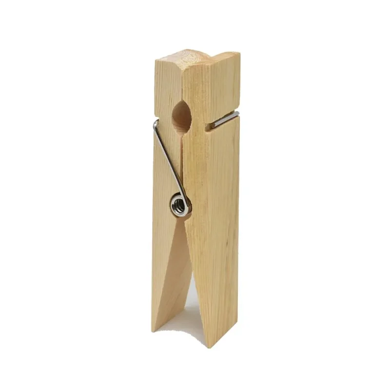 large natural 6 inch standing clothespin