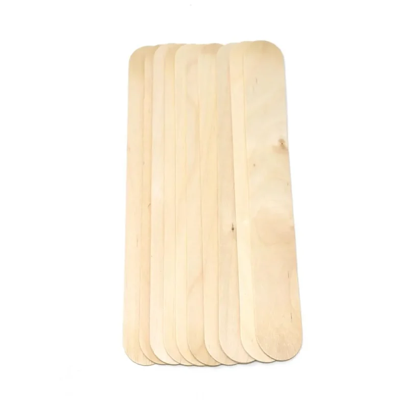 large natural wood craft sticks 10 inch 10 pack