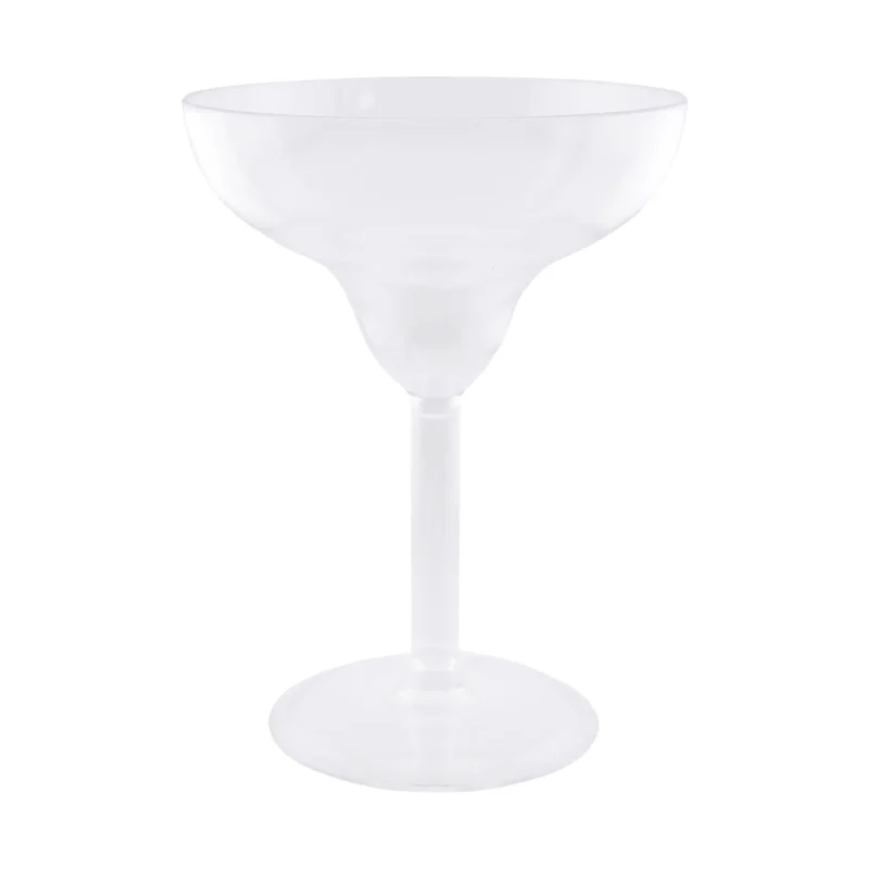 large plastic margarita glass vase table decor