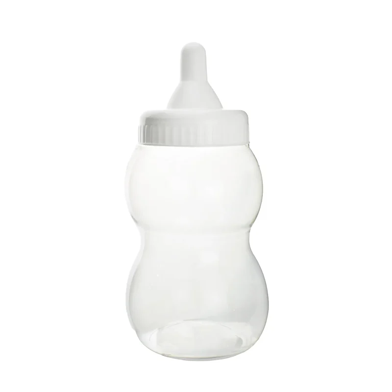 large white 13 inch baby milk bottle coin bank