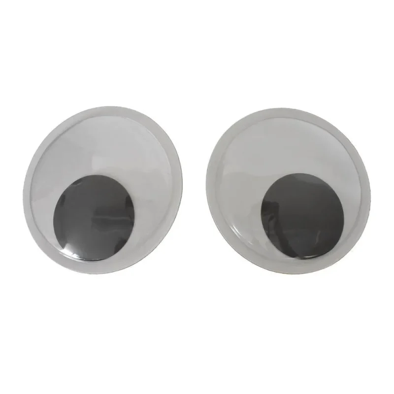 large white googly eyes 6 inch 2 pack self adhesive