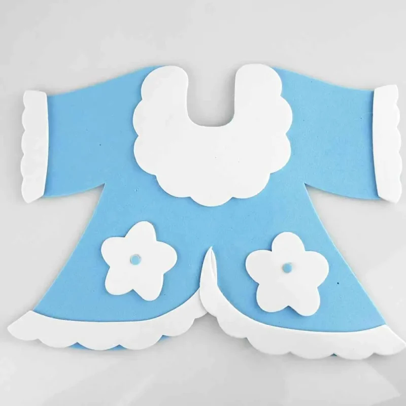 light blue baby foam decor sweater 6 inch