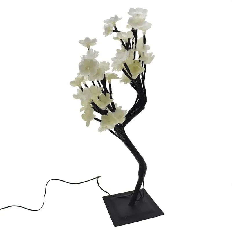 light up cherry blossom table tree warm white 19 5 inch