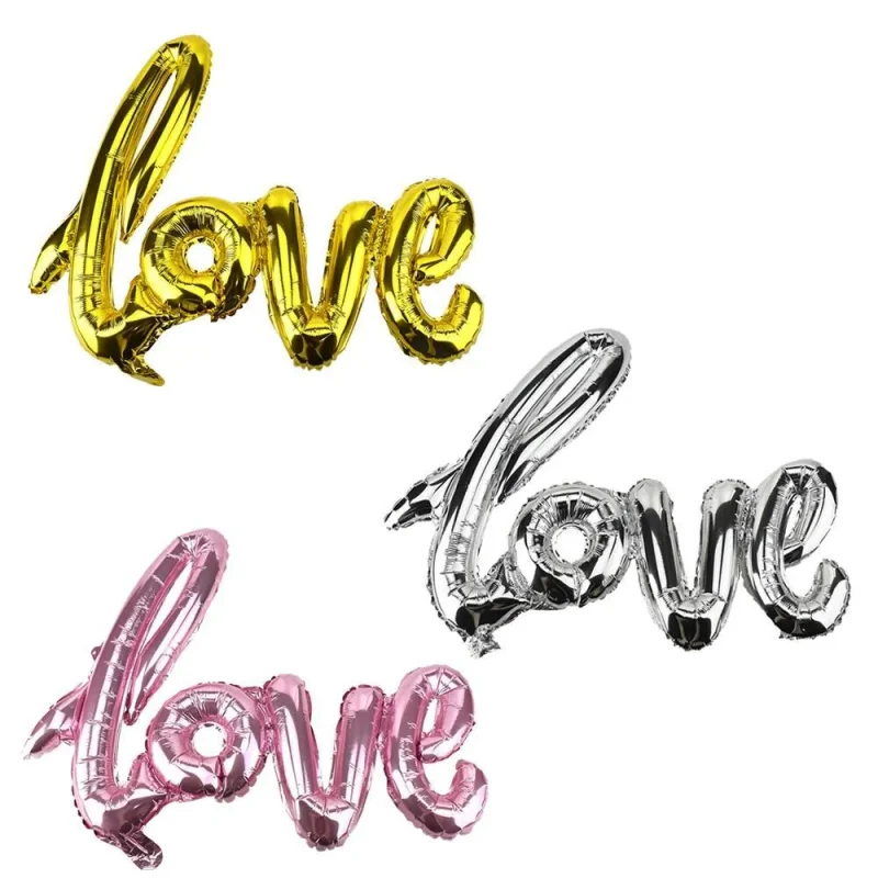 love foil balloon 29 heart shaped