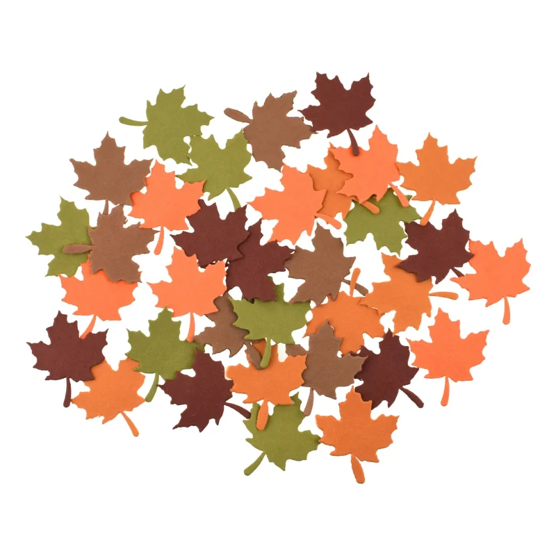 maple leaf craft stickers 1 5 inch 34 pack