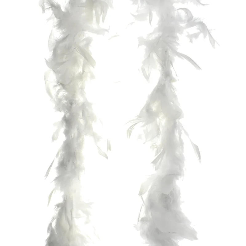 marabou feather boa 6ft white 1 4lbs