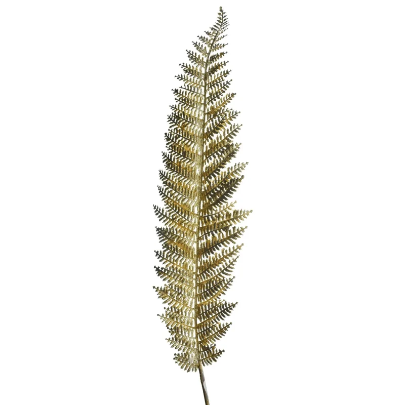 metallic fern leaf stem 39 5 inch artificial decor