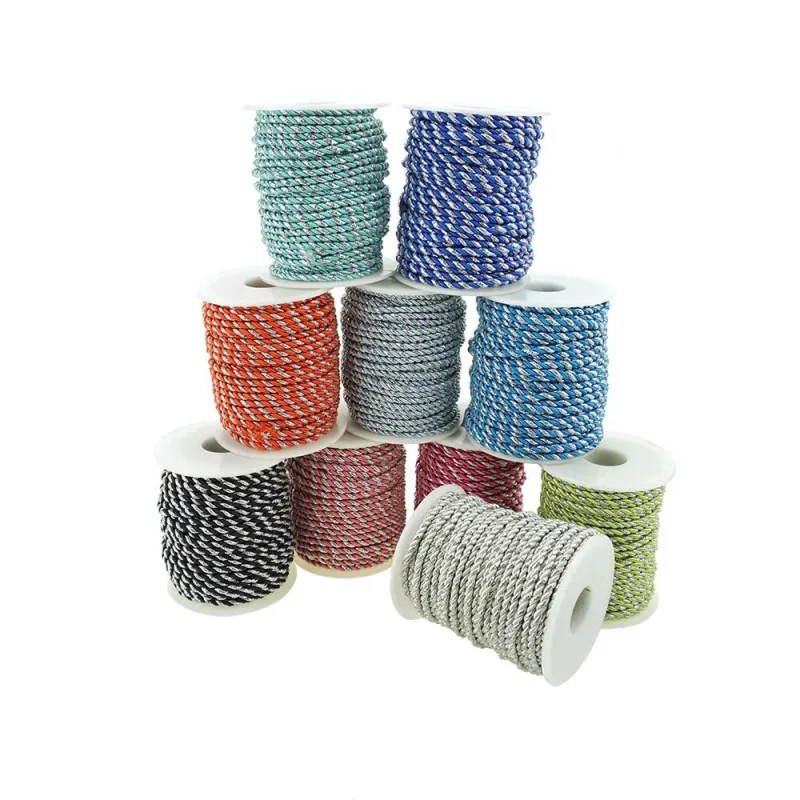 metallic twisted cord trim 3mm 25yd