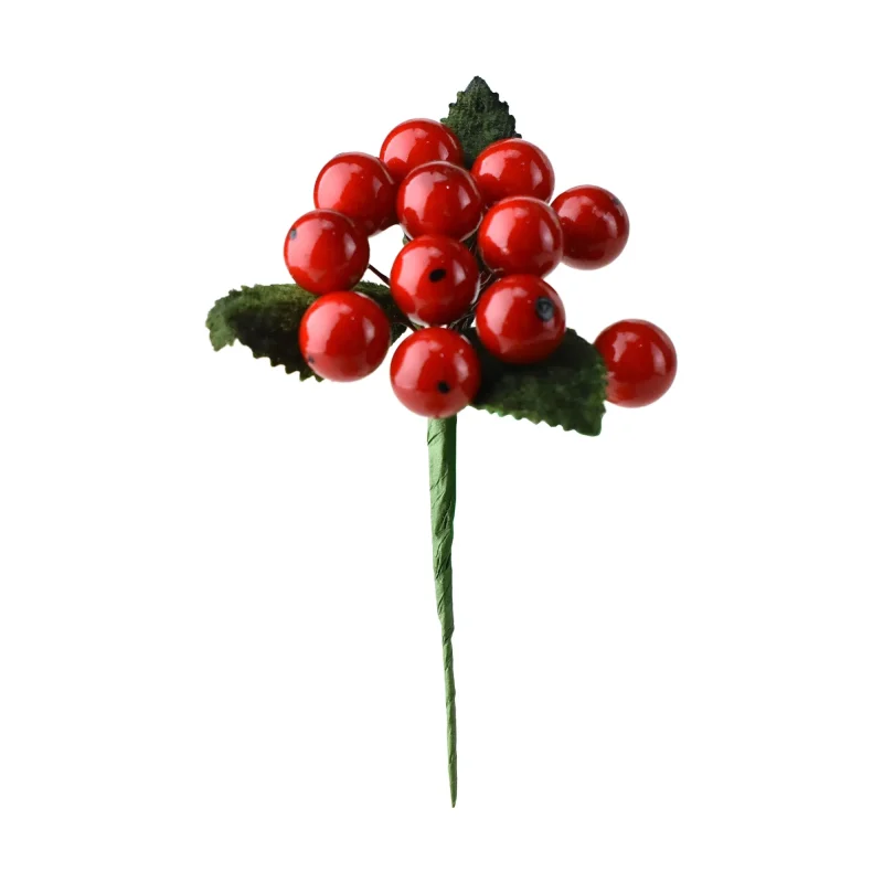 mini artificial christmas berry pick 4 5 inch