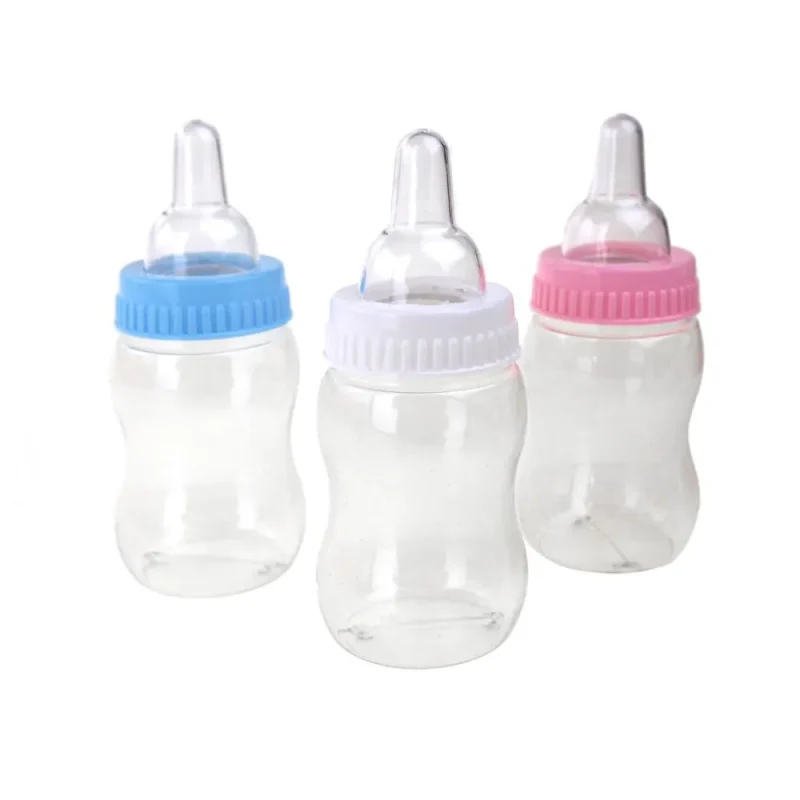 mini baby bottle favors 4 inch 12 pack for baby showers