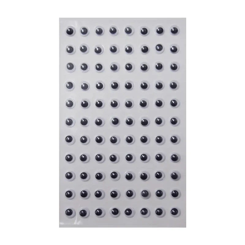 mini black googly eye stickers 1 4 inch 88 pack