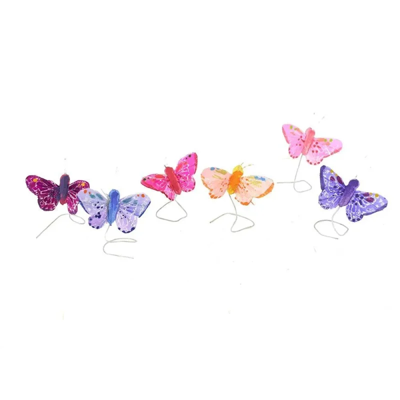 mini bright butterfly accents 12 piece 1 75 inch