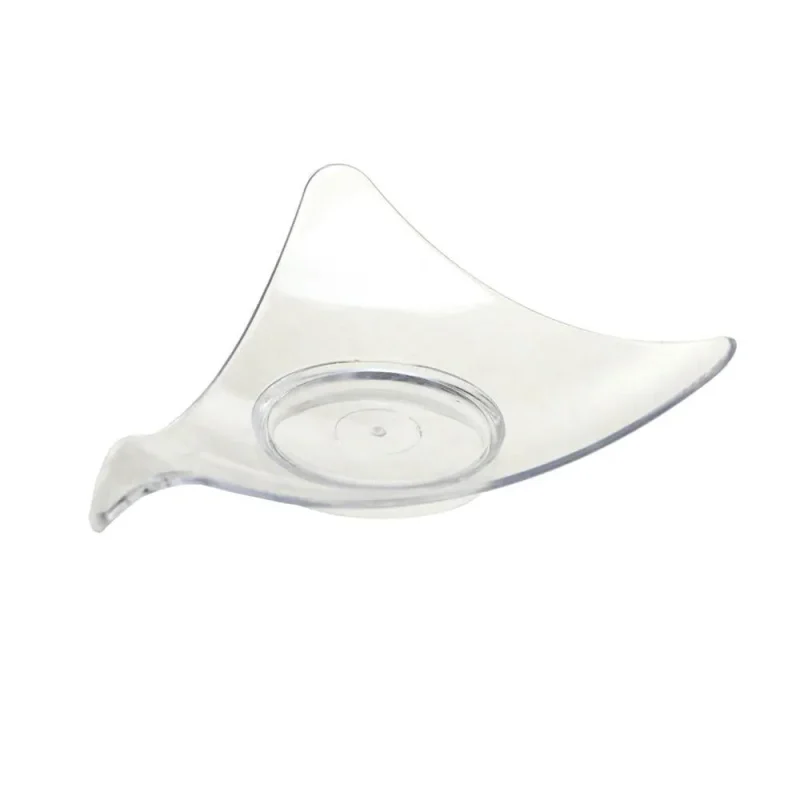 mini clear plastic triangle plates 3 3 4 18 pack