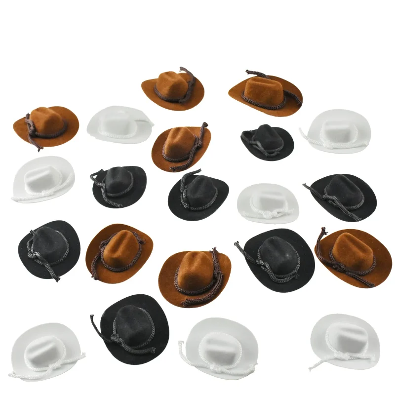 mini cowboy hat party favors 2 inch 12 pack