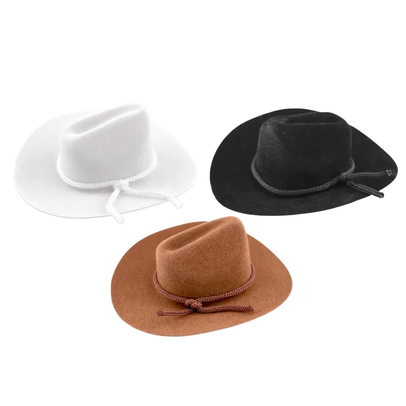 mini cowboy party hats 4 12 pack