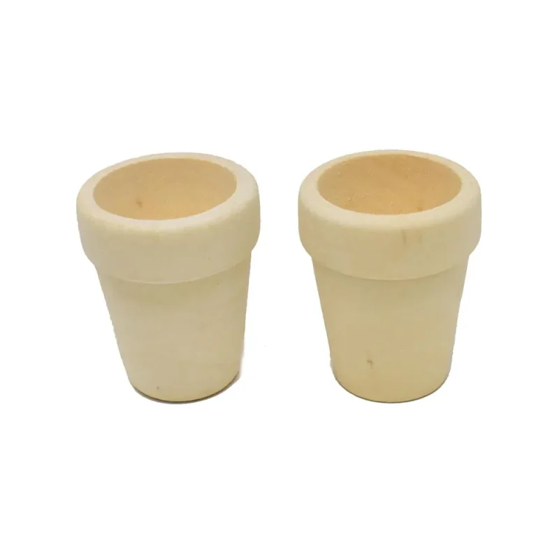 mini decorative flower pots 1 5 inch 2 pack