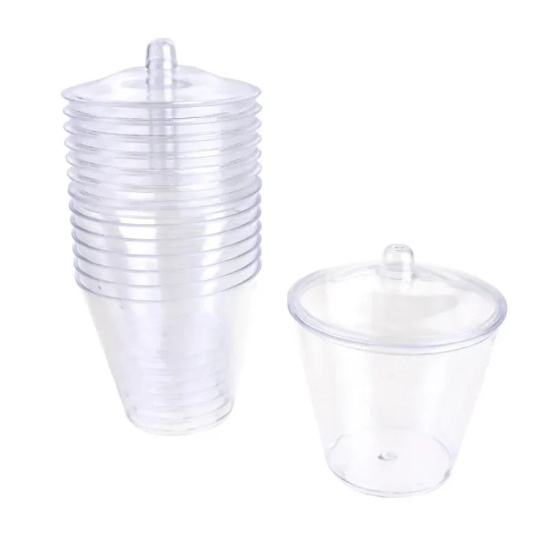 mini dessert cups with lids 2 75 inch 9 pack