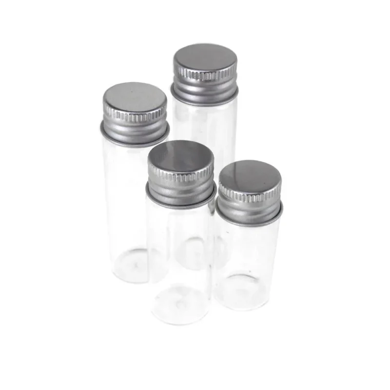 mini glass jars set 4 piece assorted sizes