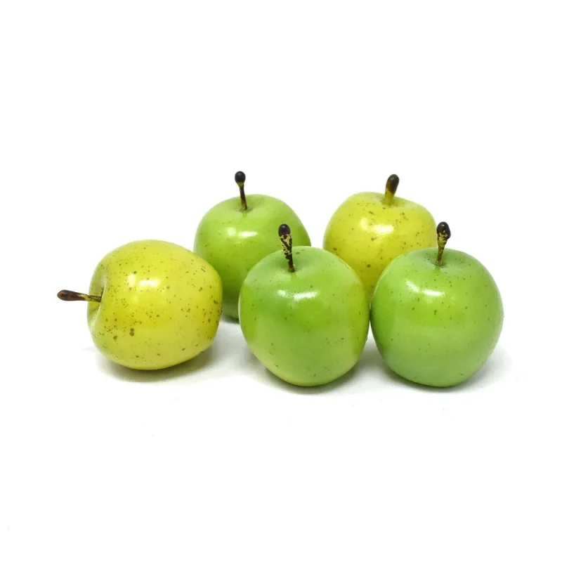 mini green apples home decor 2 inch 12 pack