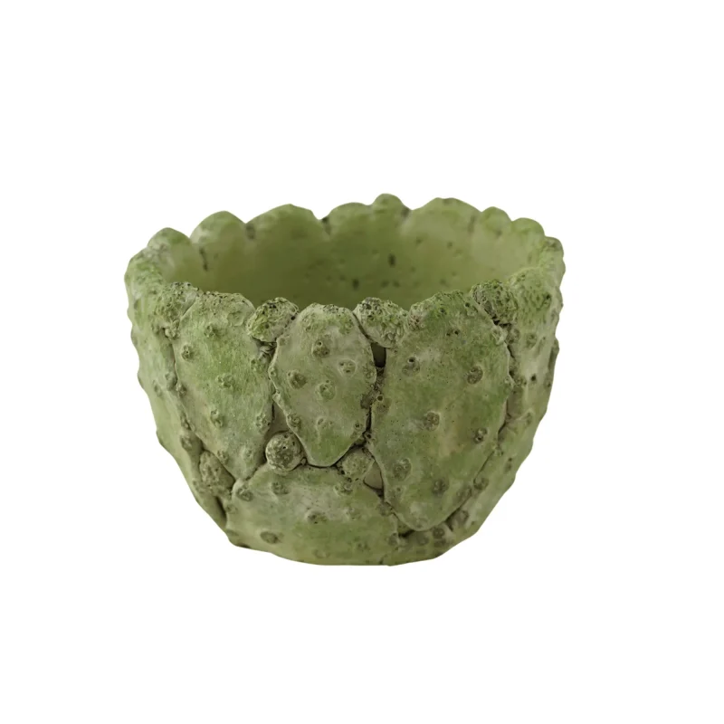 mini green cactus planter 3 1 4 realistic design