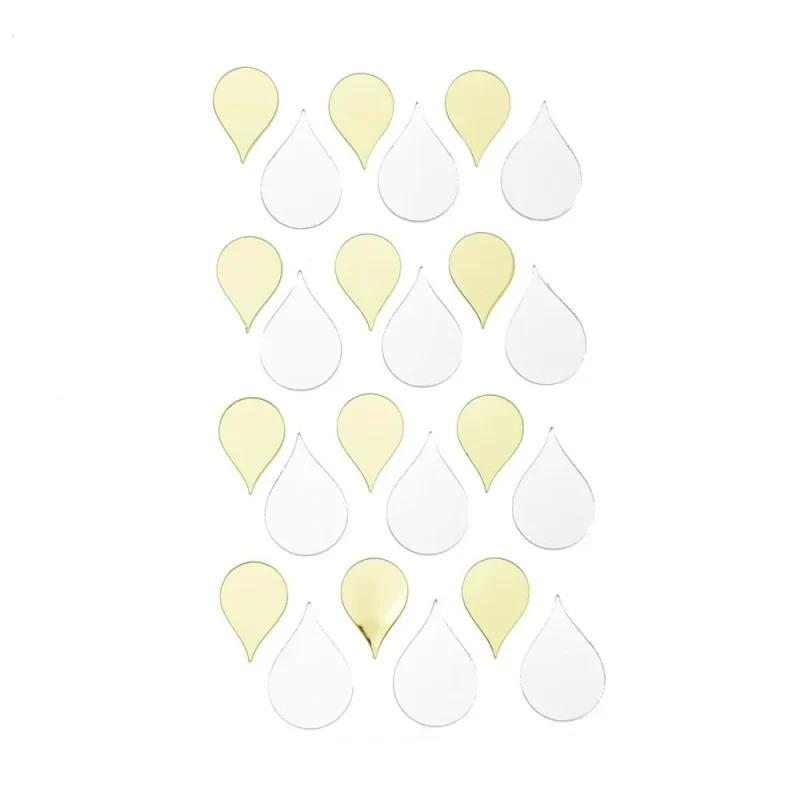 mini reflective drops stickers 24 pack