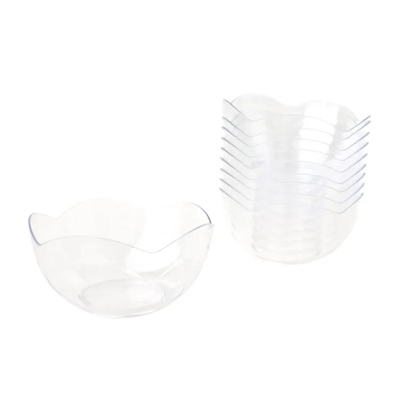 mini scalloped dessert bowls 2 5 inch 16 pack