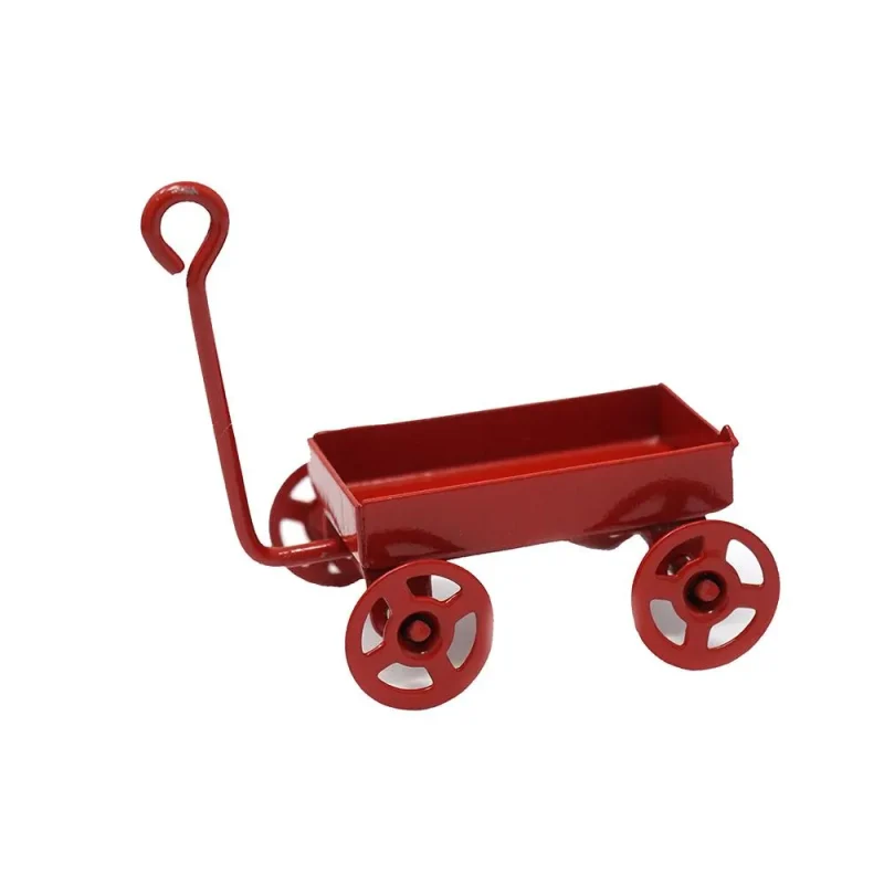 mini toy wagon figurine red 1 75 inch