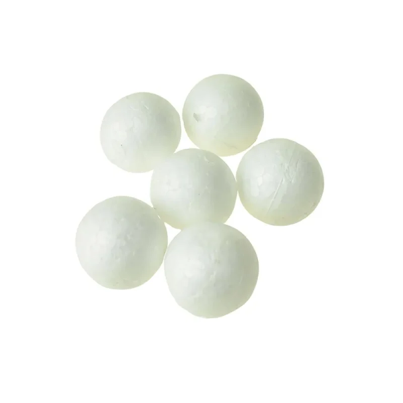 mini white foam balls for crafts 1 inch 48 pack