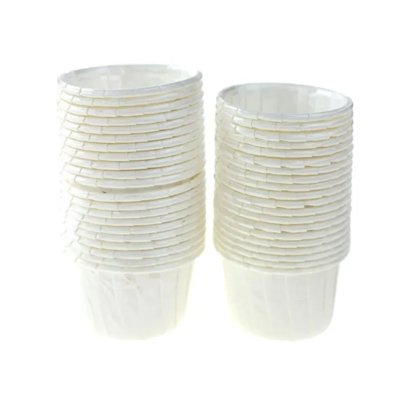 mini white nut candy party cups 2 inch 40 pack