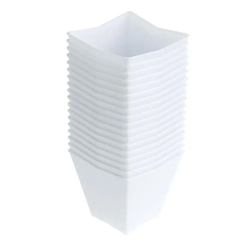 mini white plastic appetizer bowls 2 5 inches 12 pack