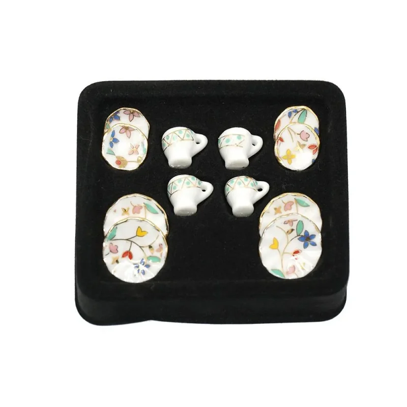 miniature 12 piece ceramic tableware set