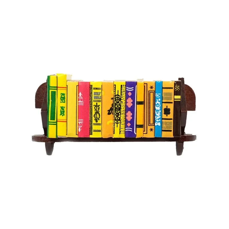 miniature book collection with display rack 3 1 16