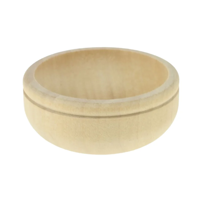 miniature wooden router lip bowl 2 5 inch 1 pack