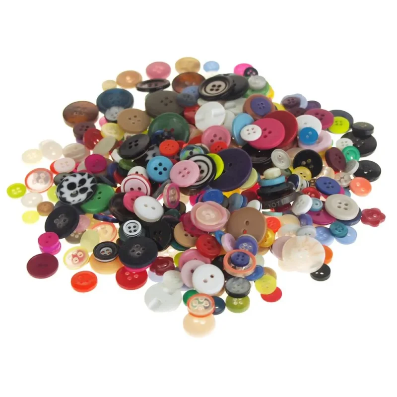 mixed color button assortment 150g embellishment kit