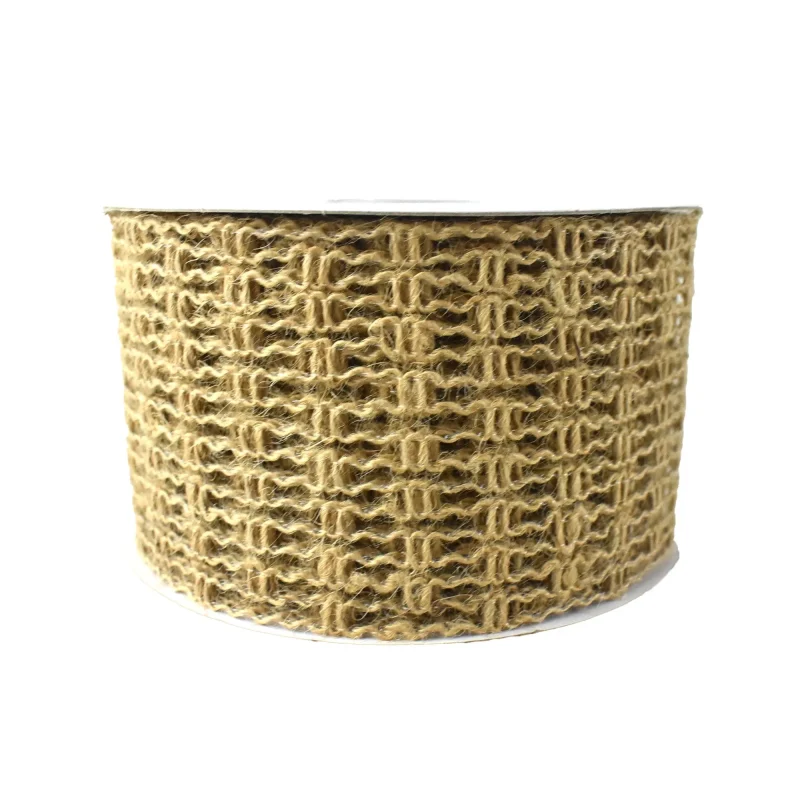 natural jute ribbon 2 5 x 10 yards