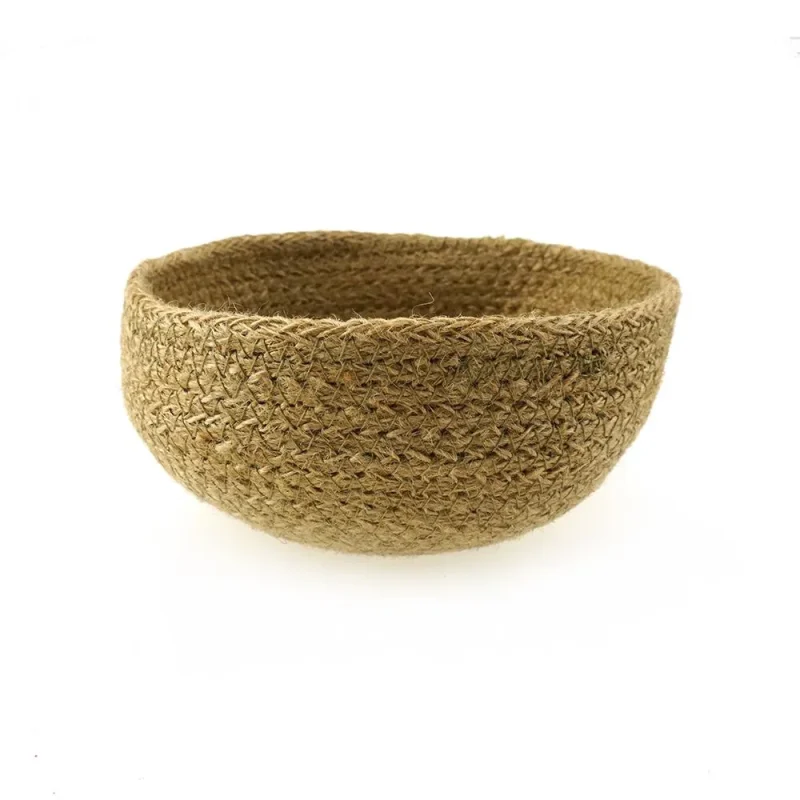 natural jute round pot holder 6 5 x 3 5