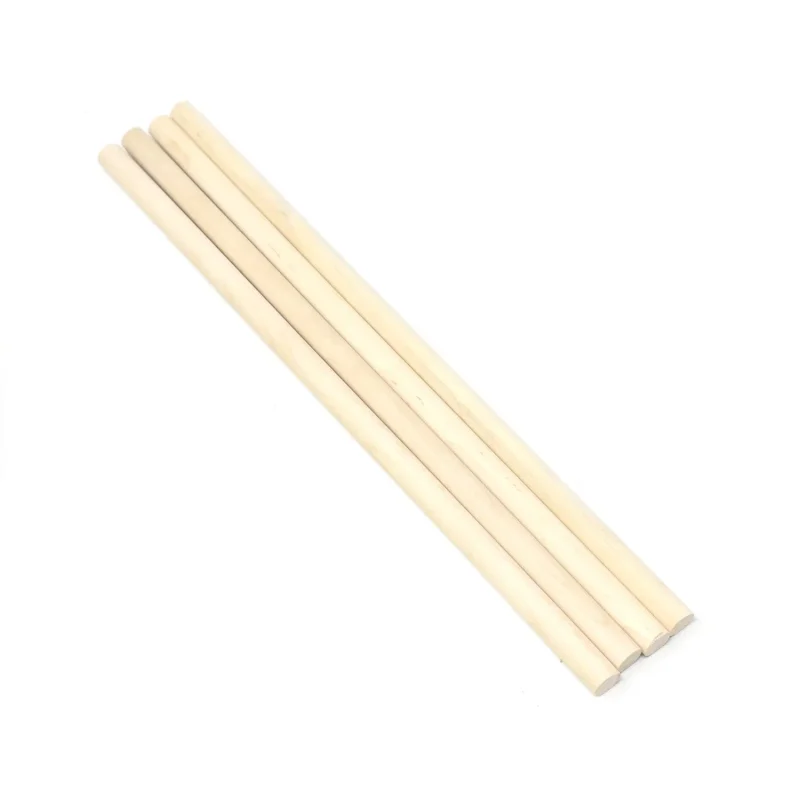 natural wood dowels 12 inch 4 pack