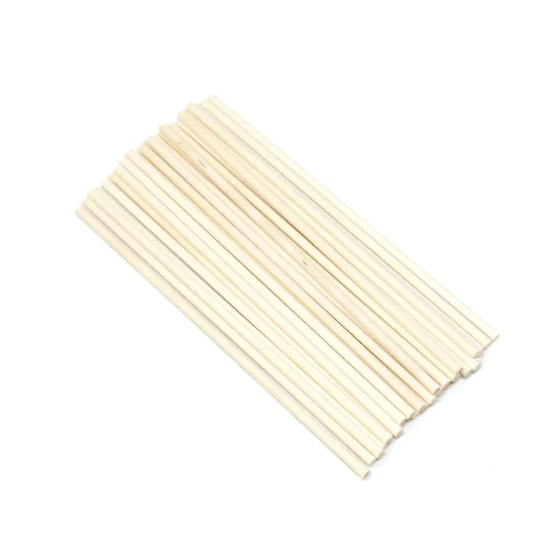 natural wood dowels 6in 60 pack for crafts