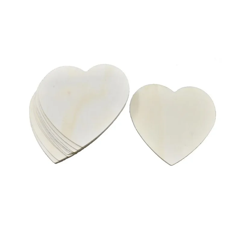 natural wood hearts 8cm 3 1 8 12 pack