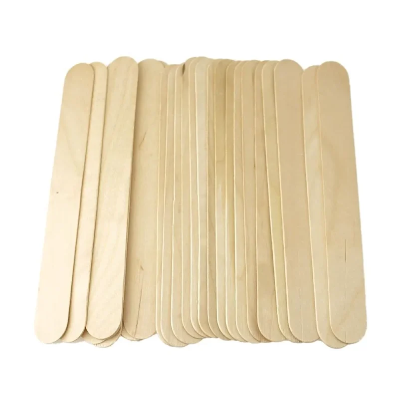 natural wooden craft sticks 7 3 4 inch 25 pack