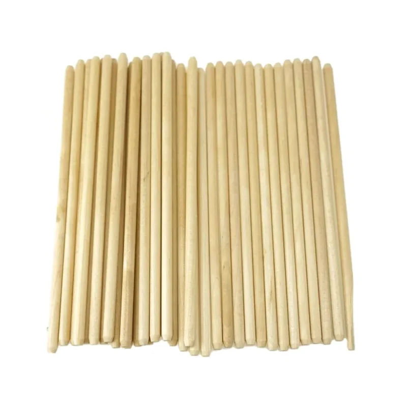 natural wooden dowel sticks 6 1 4 inch 35 pack for crafts