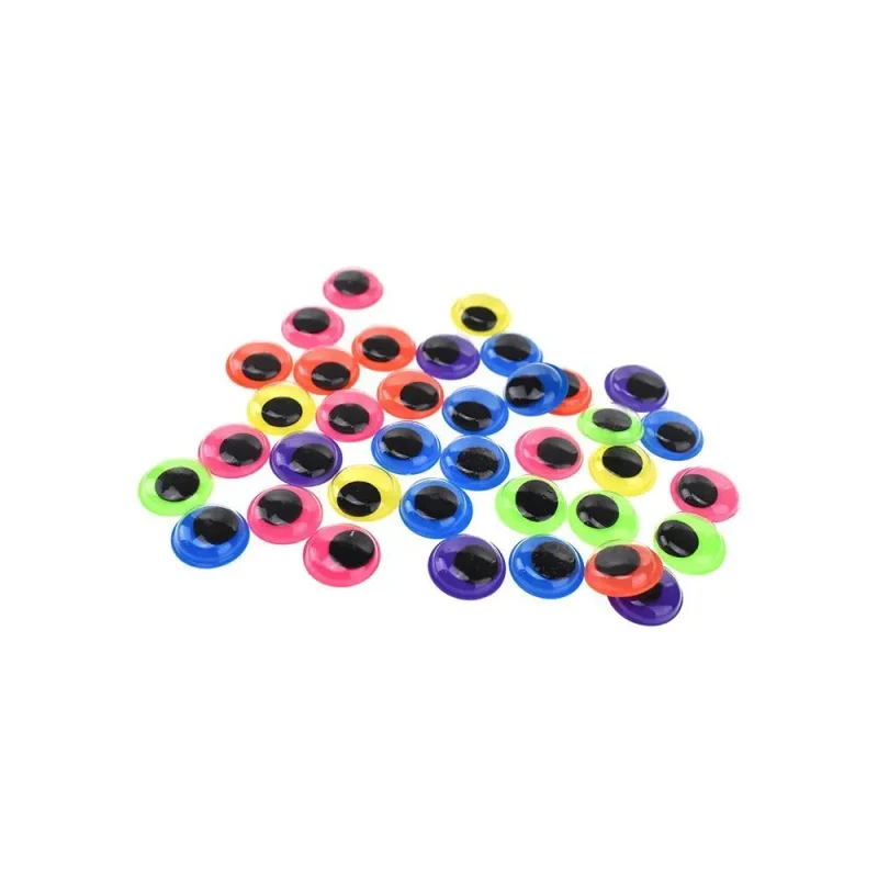 neon glue on eyes 1 4 inch 220 piece set