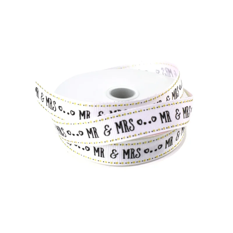 newlyweds grosgrain ribbon 5 8 x 10yd mr mrs